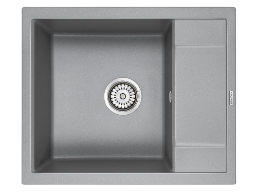 Кухонная мойка Paulmark FLUGEN 50-600 PM216050-GRM 60х50 цвет серый